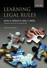 Image for Learning Legal Rules: A Student's Guide to Legal Method and Reasoning