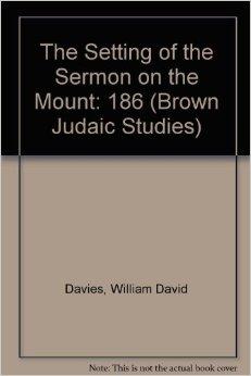 Image for Setting of the Sermon on the Mount (Brown Judaic Studies)