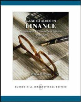 Image for Case Studies in Finance: Managing for Corporate Value Creation
