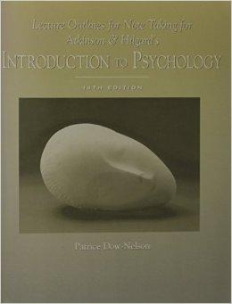 Image for Intro Psy-Lect Outline