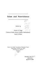 Image for Islam and Nonviolence