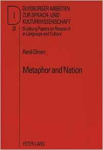Image for Metaphor and Nation: Metaphors Afrikaners live by