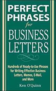 Image for Perfect Phrases for Business Letters (Perfect Phrases Series)