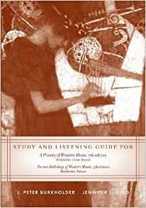 Image for Study and Listening Guide: for A History of Western Music, Seventh Edition and Norton Anthology of Western Music, Fifth Edition