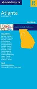 Image for Atlanta & Vicinity, Gerogia: Major Roads and Highways