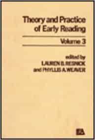 Image for Theory and Practice of Early Reading: Volume 3
