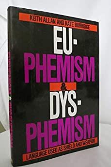 Image for Euphemism and Dysphemism: Language Used as Shield and Weapon