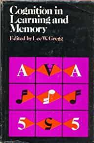 Image for Cognition in learning and memory