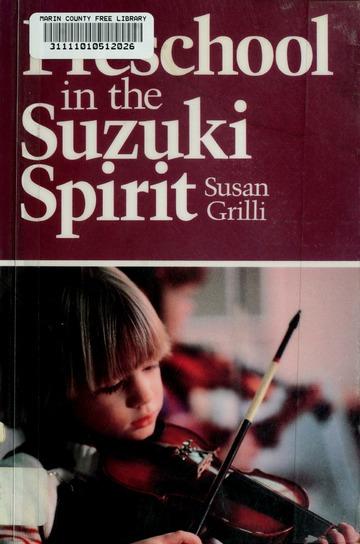 Image for Preschool in the Suzuki spirit