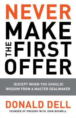 Image for Never Make the First Offer