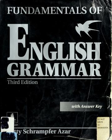 Image for Fundamentals of English grammar
