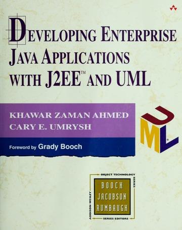 Image for Developing enterprise Java applications with J2EE and UML