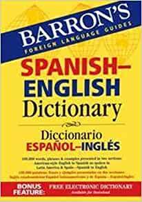 Image for Barron's Foreign Language Guides Spanish-English Dictionary (Barron's Bilin gual Dictionaries)