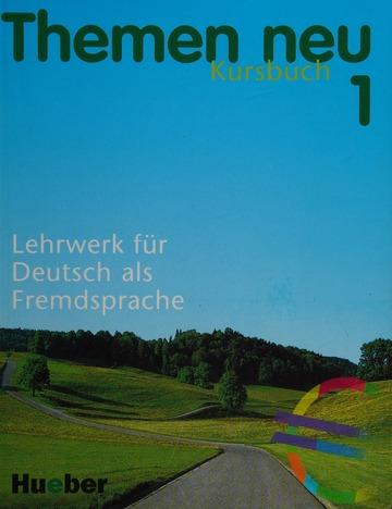 Image for Themen neu 1. Kursbuch. / Hartmut Aufderstrasse .