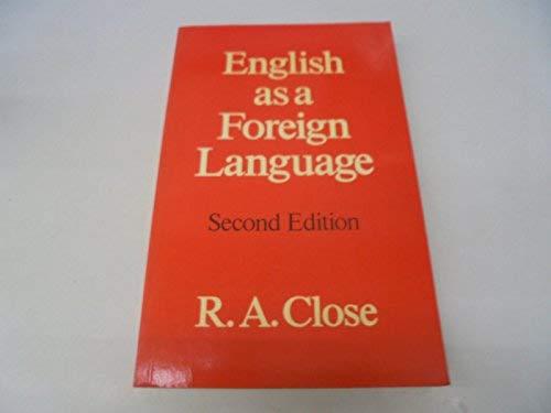 Image for English as a foreign language: Its constant grammatical problems
