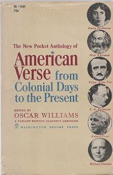 American Verse from Colonial Days to the Present