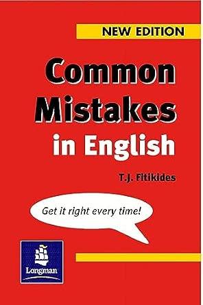 Common Mistakes in English