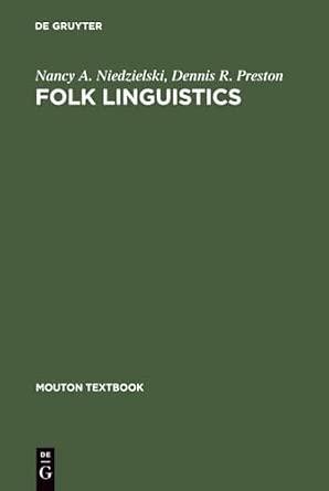 Folk Linguistics