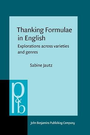 Thanking Formulae in English