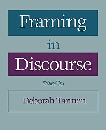 Framing in Discourse